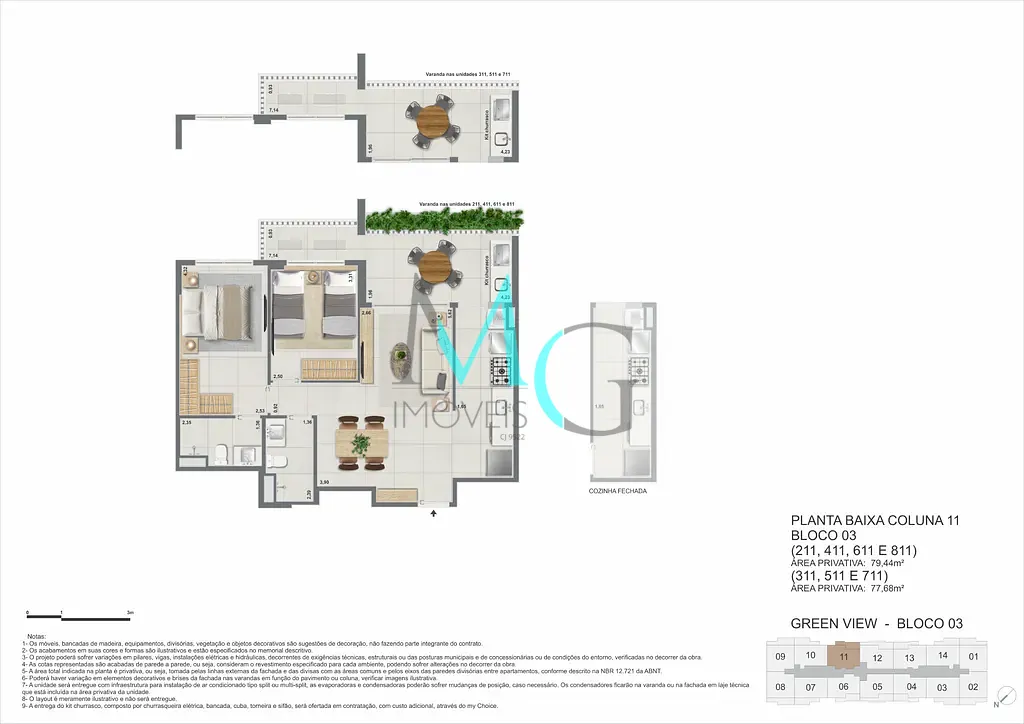 Apartamento, 3 quartos, 107 m² - Foto 68
