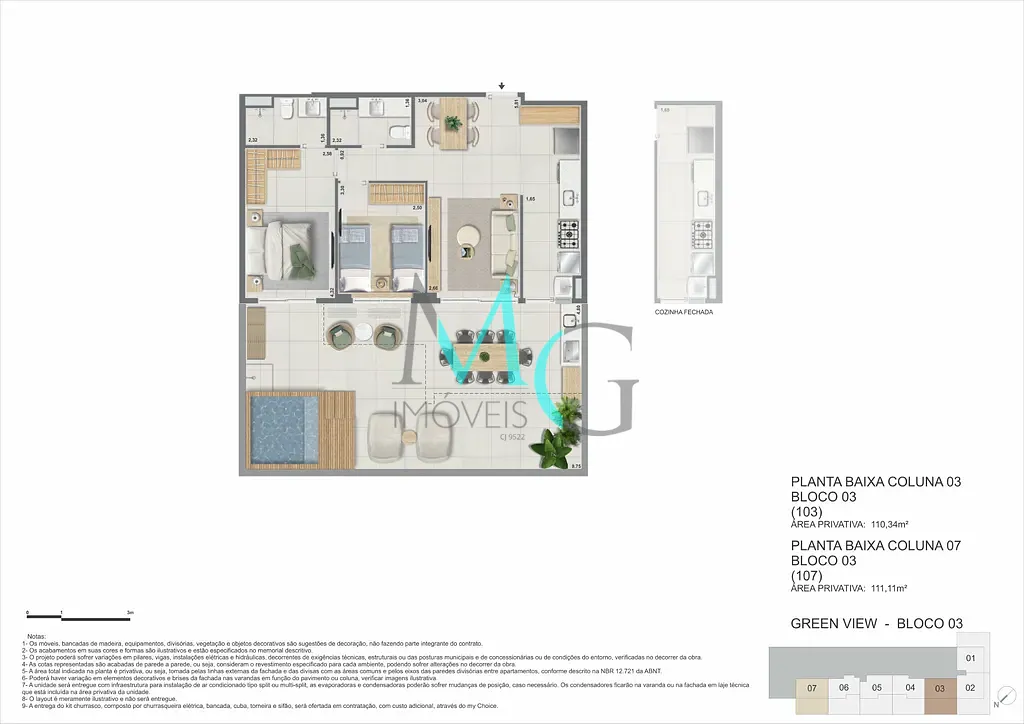 Apartamento, 3 quartos, 107 m² - Foto 71