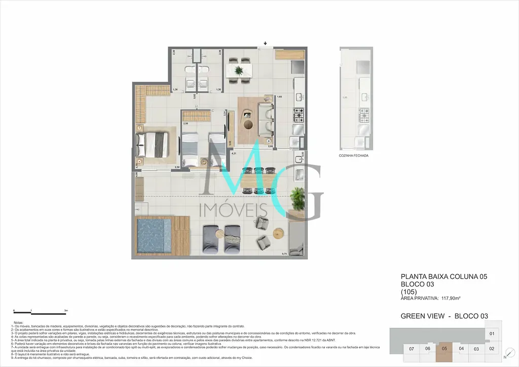 Apartamento, 3 quartos, 107 m² - Foto 74