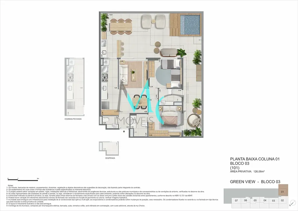 Apartamento, 3 quartos, 107 m² - Foto 75