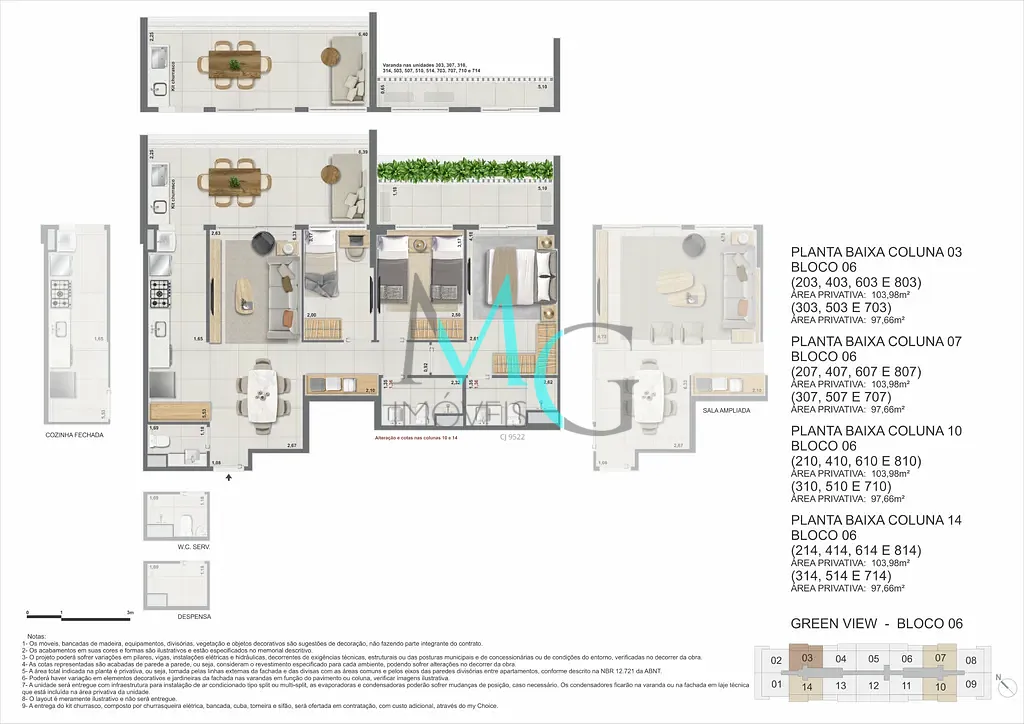 Apartamento, 3 quartos, 107 m² - Foto 77