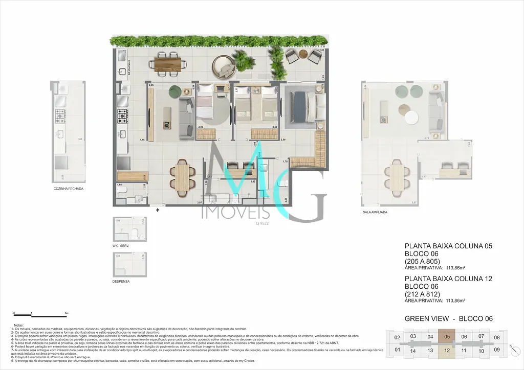 Apartamento, 3 quartos, 107 m² - Foto 80