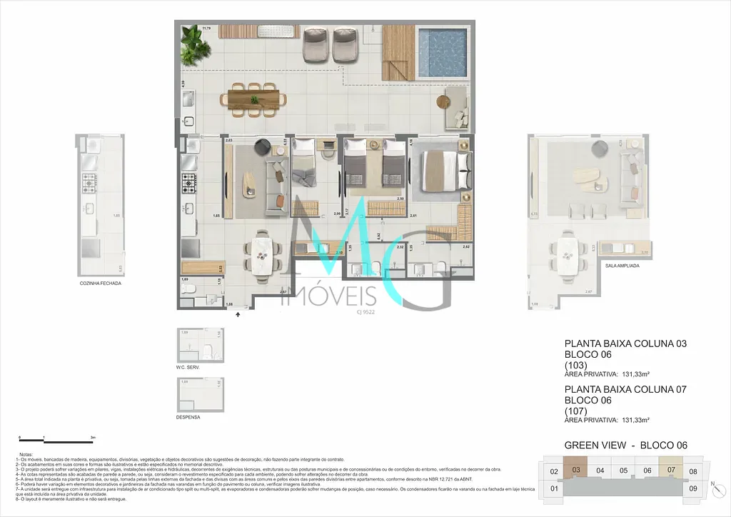 Apartamento, 3 quartos, 107 m² - Foto 81