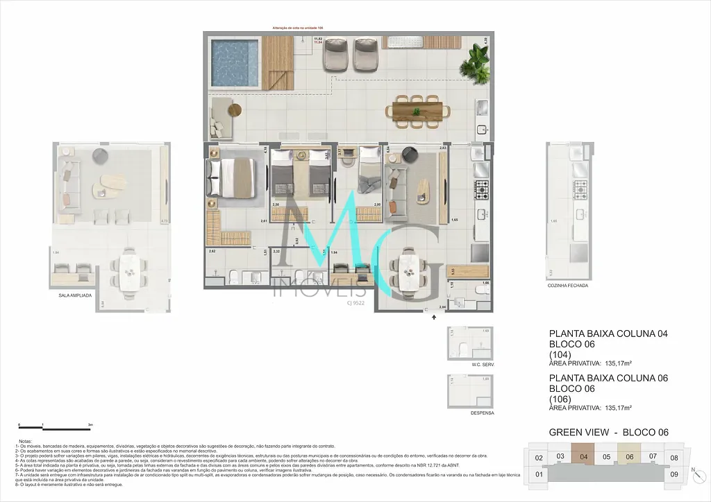 Apartamento, 3 quartos, 107 m² - Foto 82