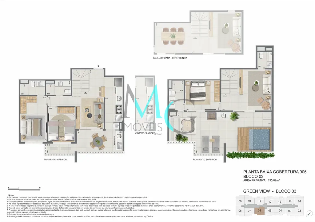 Apartamento, 3 quartos, 107 m² - Foto 88
