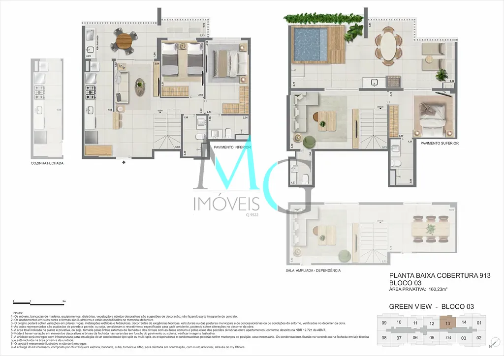 Apartamento, 3 quartos, 107 m² - Foto 90