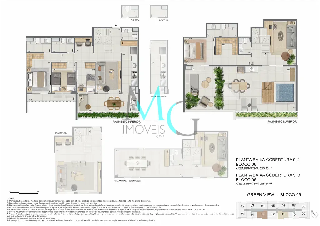 Apartamento, 3 quartos, 107 m² - Foto 98