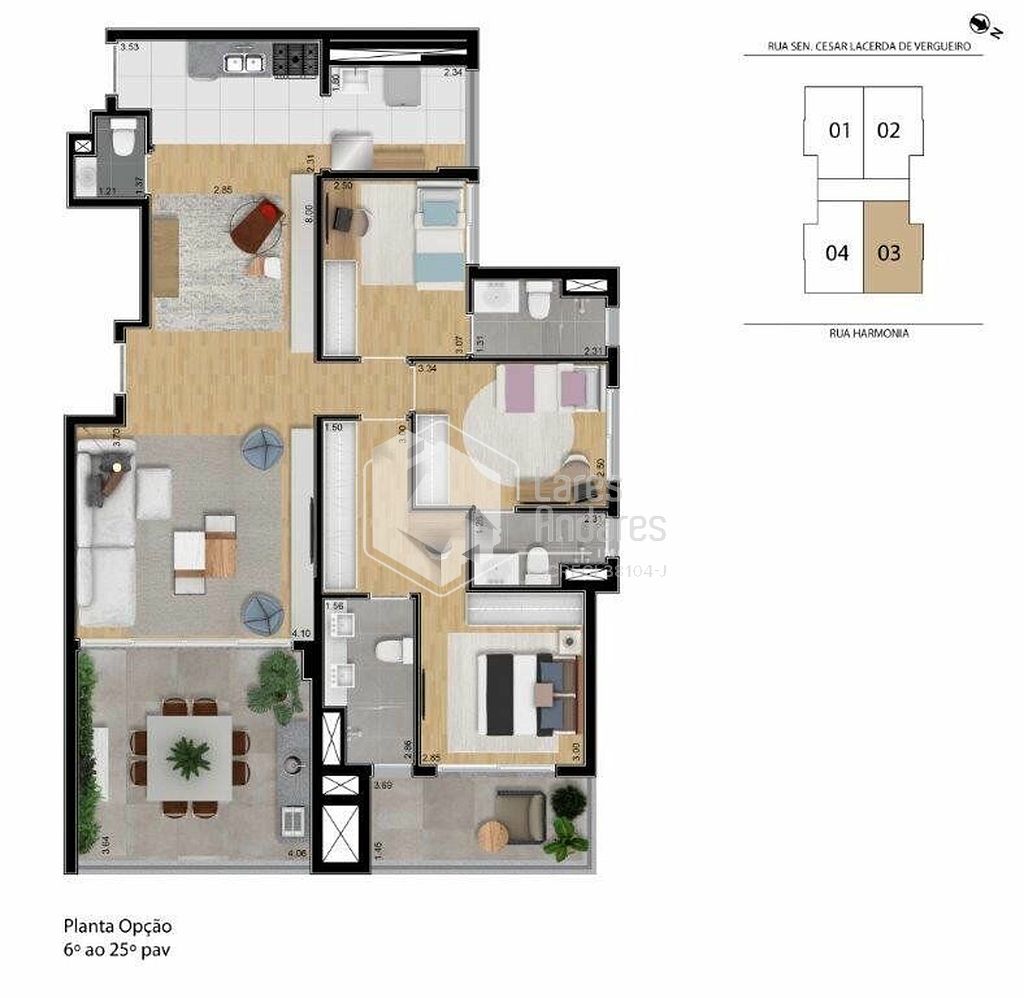 Apartamento, 3 quartos, 122 m² - Foto 22