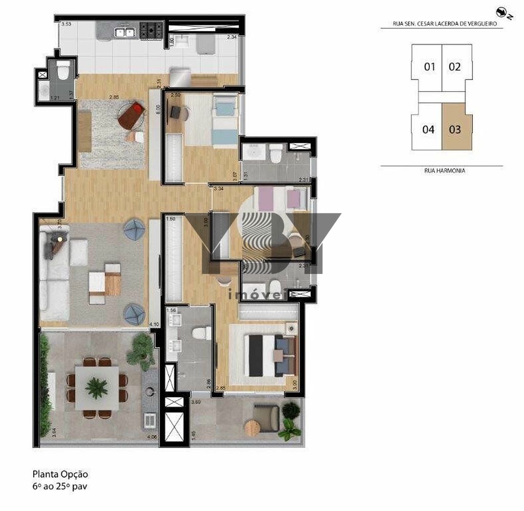 Apartamento, 3 quartos, 122 m² - Foto 22
