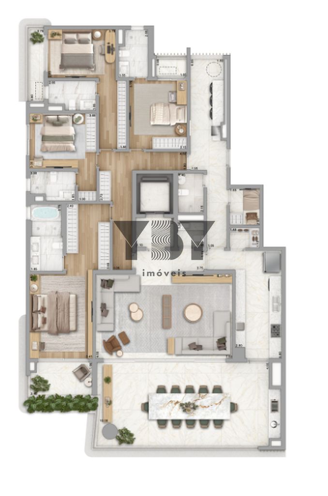 Cobertura, 5 quartos, 566 m² - Foto 20