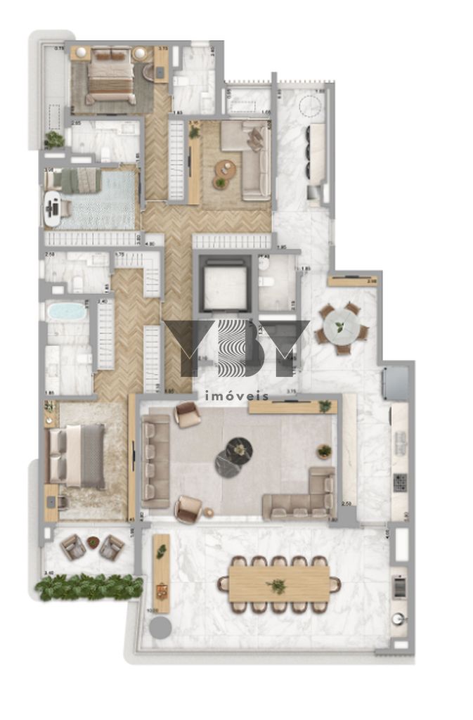 Cobertura, 5 quartos, 566 m² - Foto 22