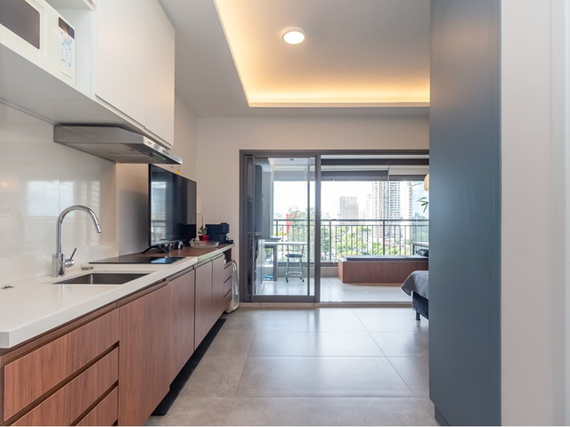 Foto do Apartamento - Apartamento à venda 1 Quarto 112 Vagas 35M² Indianópolis São Paulo - SP | Lares e Andares Imóveis