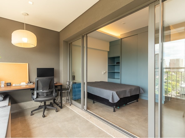 Foto do Apartamento - Apartamento à venda 1 Quarto 112 Vagas 35M² Indianópolis São Paulo - SP | Lares e Andares Imóveis