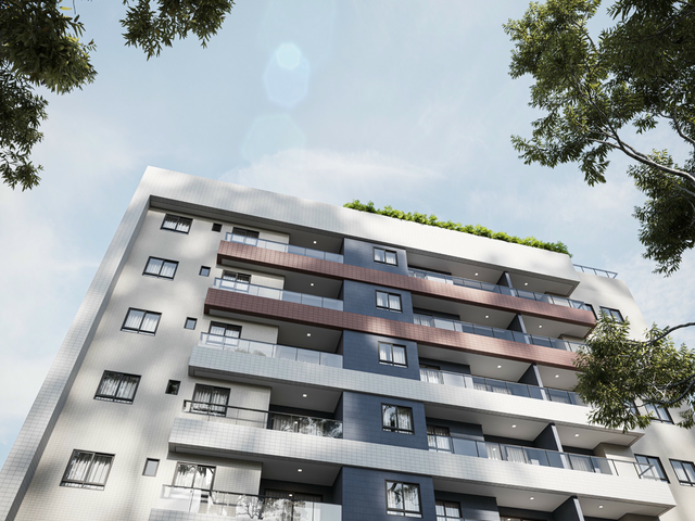 Apartamento 2 quartos e 2 banheiros, à venda, no bairro Ponta de Campina em Cabedelo