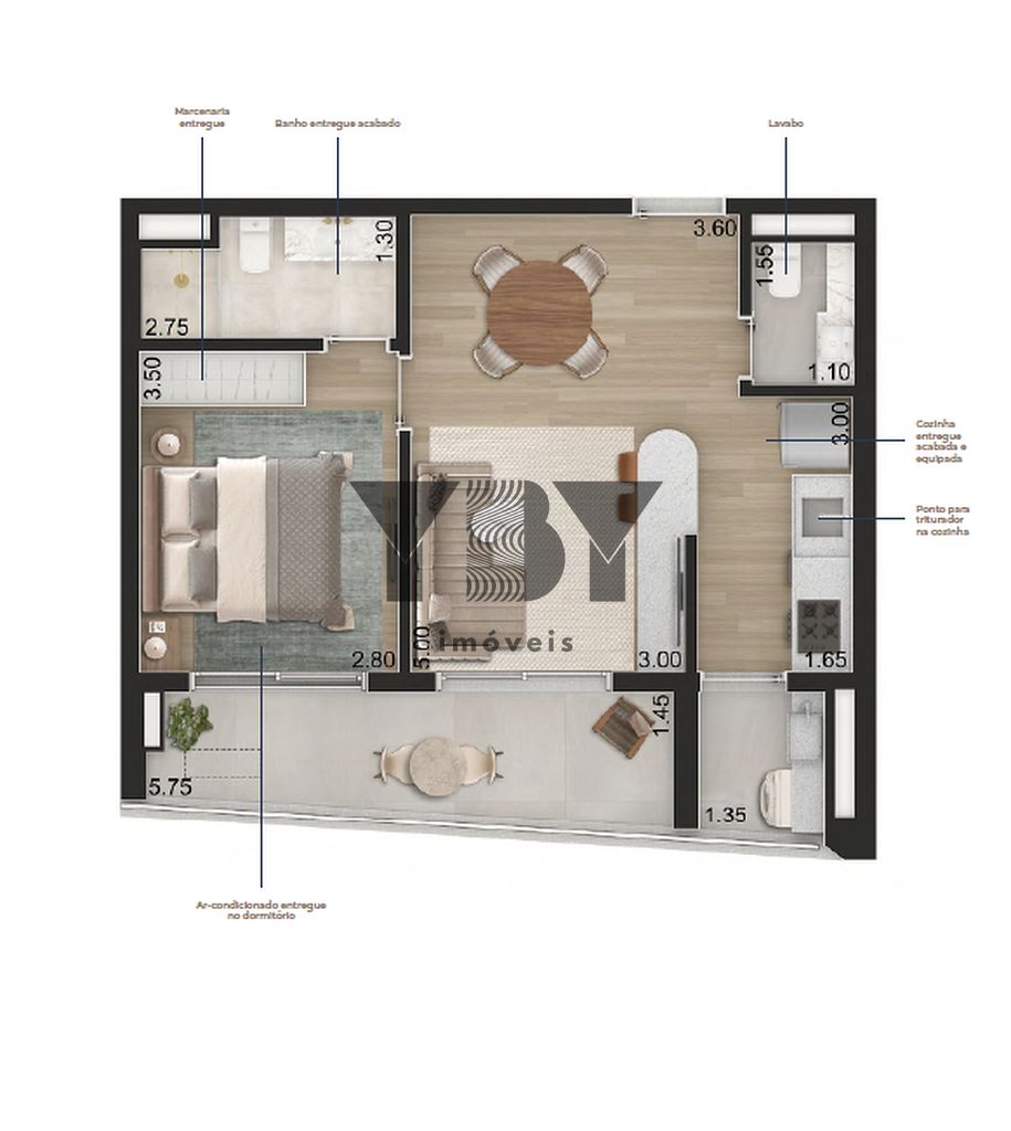 Cobertura, 2 quartos, 166 m² - Foto 40