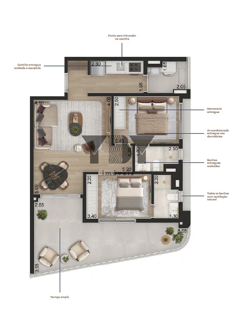 Cobertura, 2 quartos, 166 m² - Foto 42