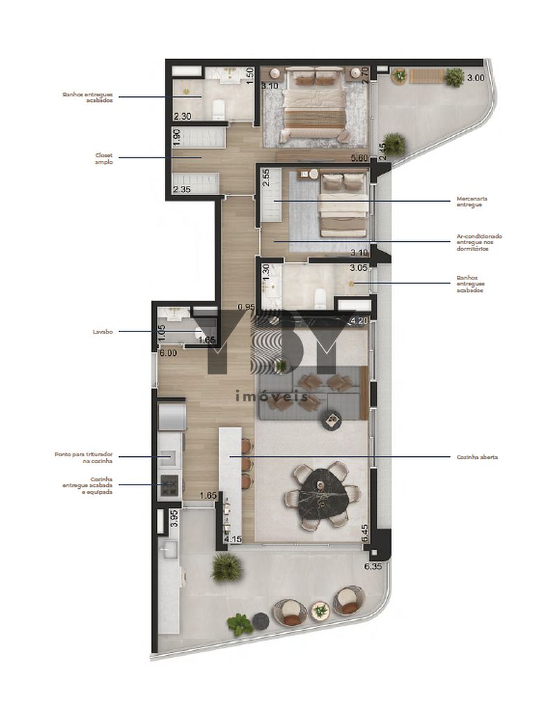 Cobertura, 2 quartos, 166 m² - Foto 44