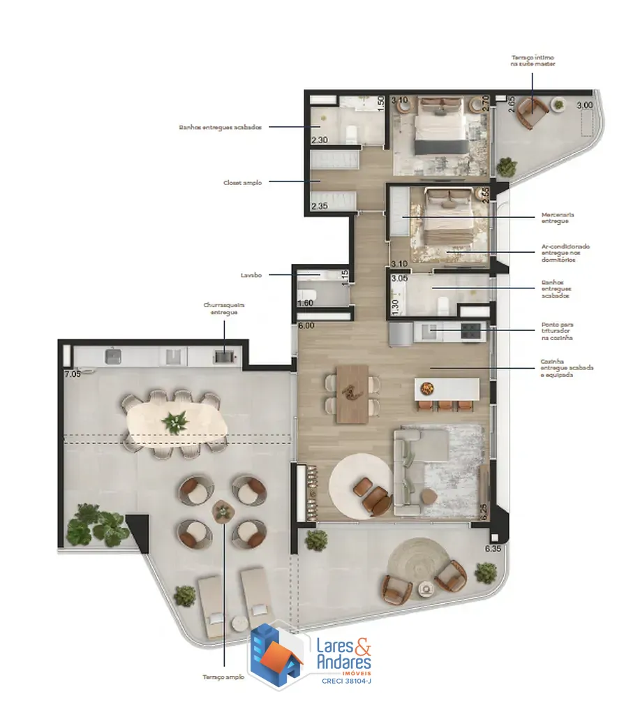 Apartamento, 1 quarto, 45 m² - Foto 45