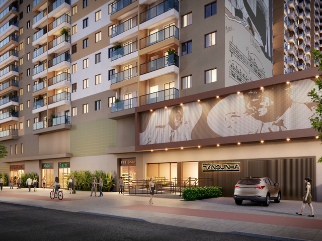 Foto do Apartamento - Apartamento à venda 1 Quarto 33.24M² Santo Cristo Rio de Janeiro - RJ | Residencial Pixinguinha - Fase 2 | MG IMÓVEIS