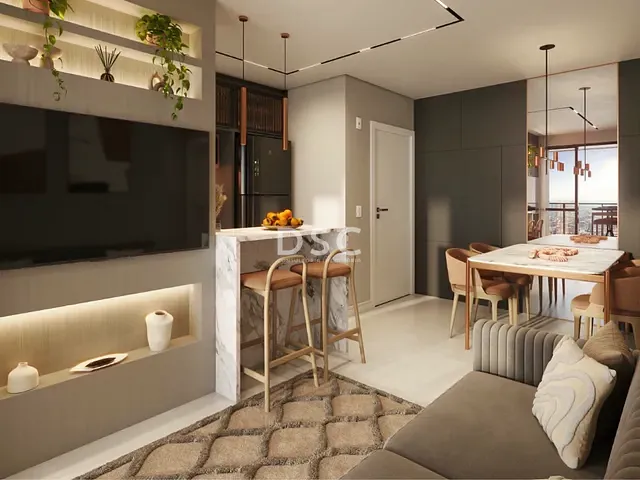 Apartamento 2 quartos e 1 banheiro, à venda, no bairro Capão Raso em Curitiba