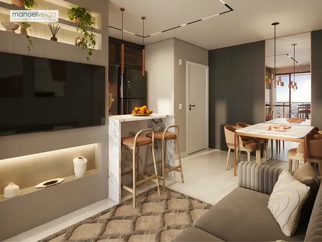 Apartamento 2 quartos e 2 banheiros, à venda, no bairro Capão Raso em Curitiba