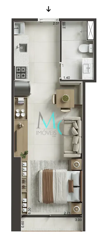 Apartamento, 1 quarto, 44 m² - Foto 27