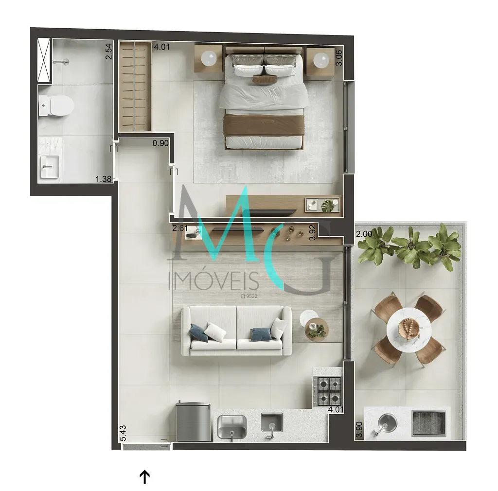 Apartamento, 2 quartos, 61 m² - Foto 32