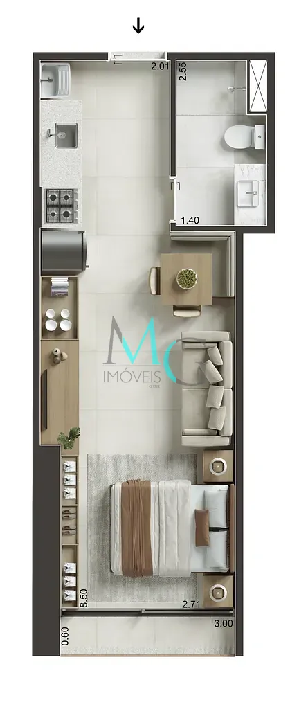 Apartamento, 1 quarto, 38 m² - Foto 27