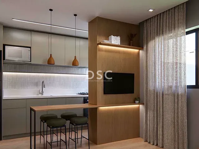Apartamento 1 quarto e 1 banheiro, à venda, no bairro Hauer em Curitiba