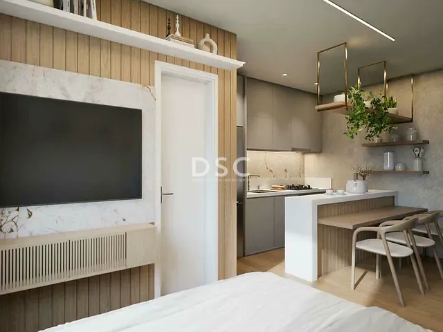 Studio 1 quarto e 1 banheiro, à venda, no bairro Água Verde em Curitiba