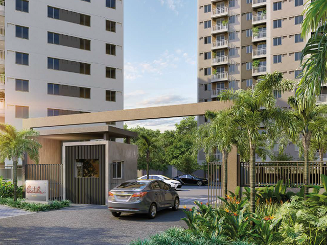 Foto do Apartamento - Apartamento à venda 2 Quartos 1 Vaga 38M² São Cristóvão Rio de Janeiro - RJ | Residencial Cartola - Fase 2 | MG IMÓVEIS