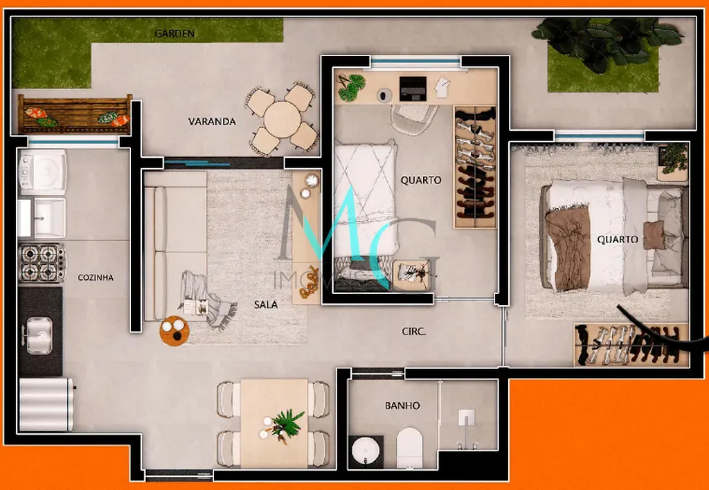 Apartamento, 2 quartos, 43 m² - Foto 10