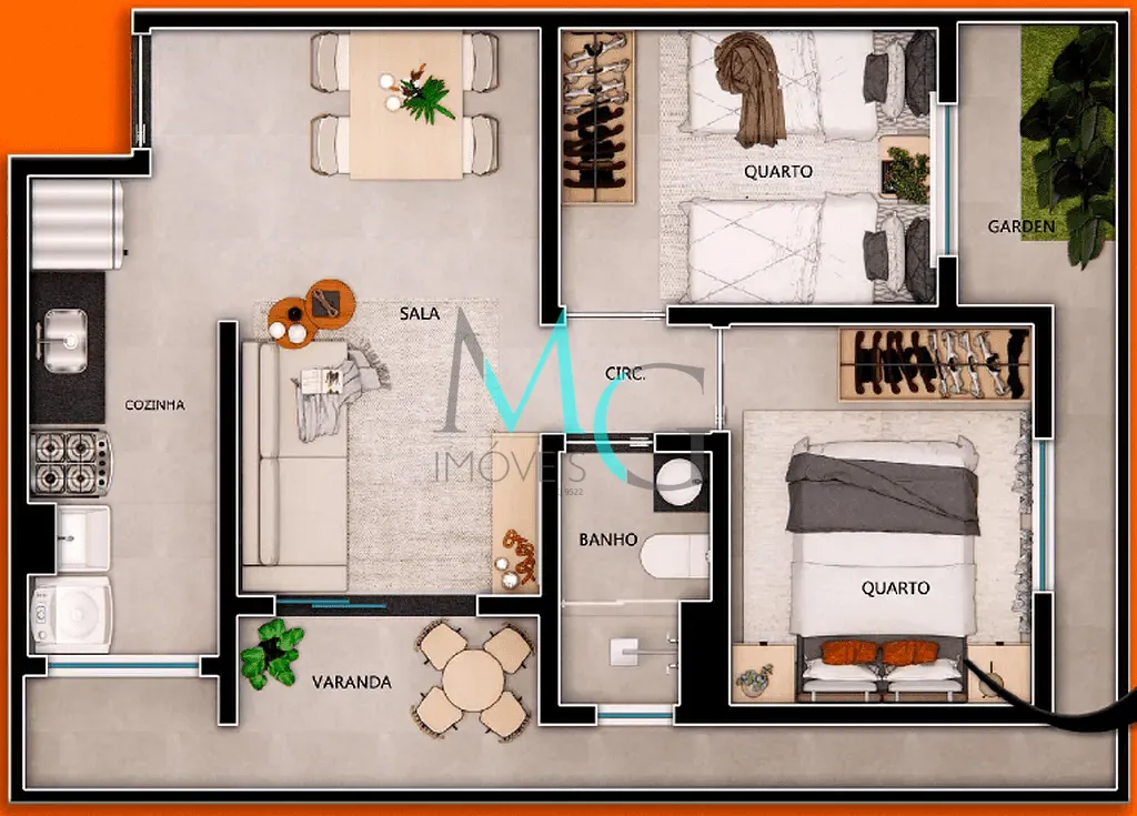 Apartamento, 2 quartos, 43 m² - Foto 12