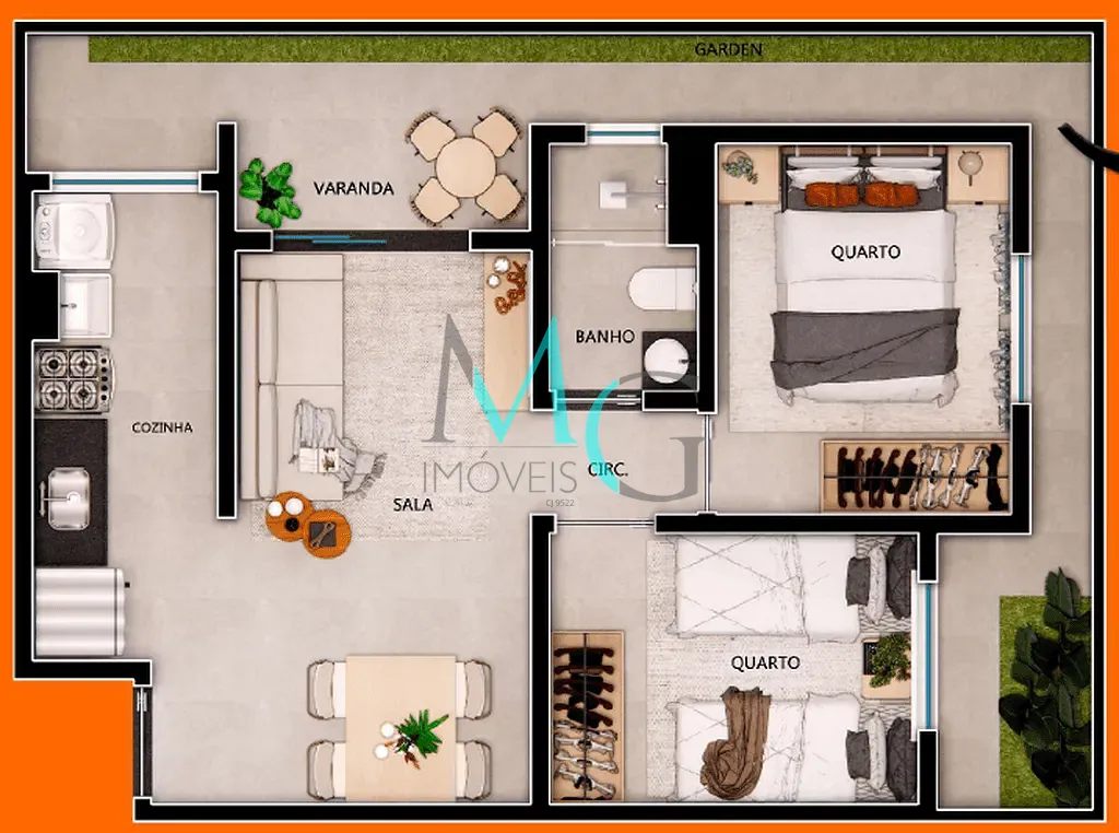 Apartamento, 2 quartos, 43 m² - Foto 13