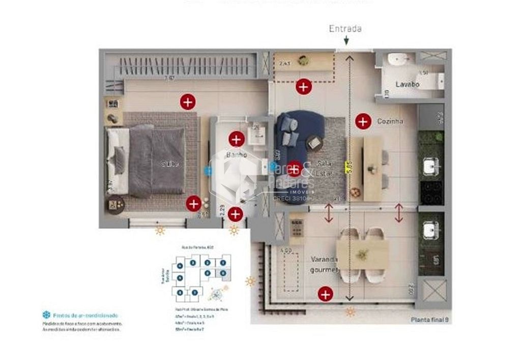 Apartamento, 1 quarto, 47 m² - Foto 6