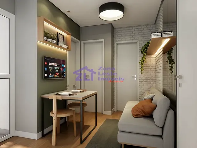 Apartamento 1 quarto e 1 banheiro, à venda, no bairro Vila Ré em São Paulo