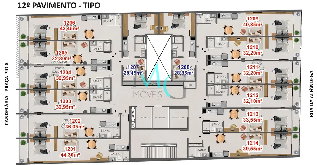 Apartamento, 1 quarto, 32 m² - Foto 24