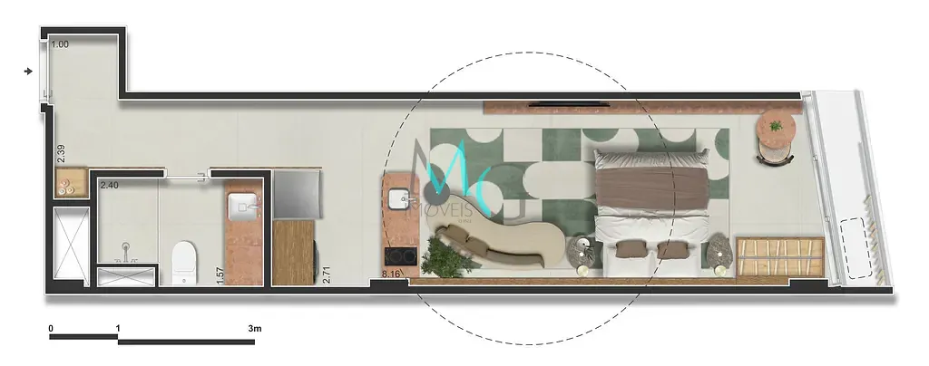 Apartamento, 1 quarto, 29 m² - Foto 30