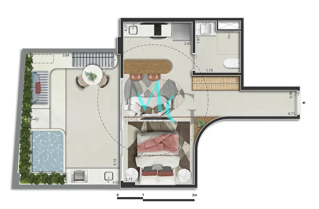 Apartamento, 1 quarto, 29 m² - Foto 37