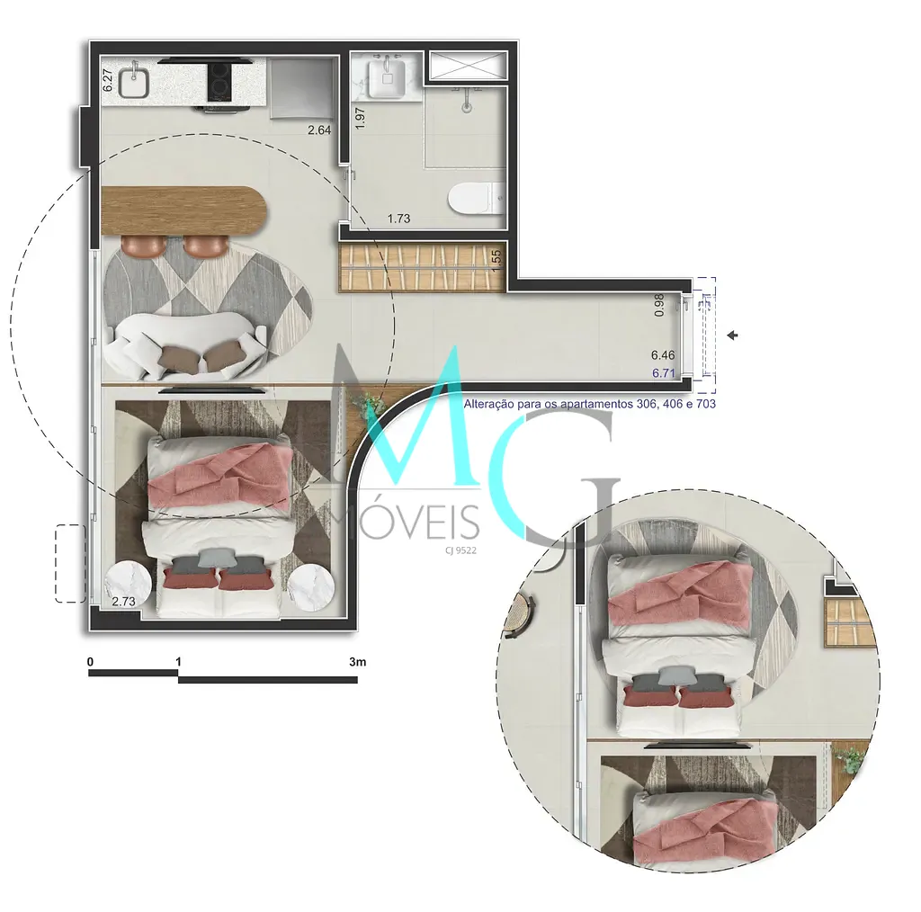 Apartamento, 2 quartos, 41 m² - Foto 27
