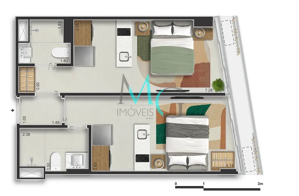 Apartamento, 2 quartos, 41 m² - Foto 33