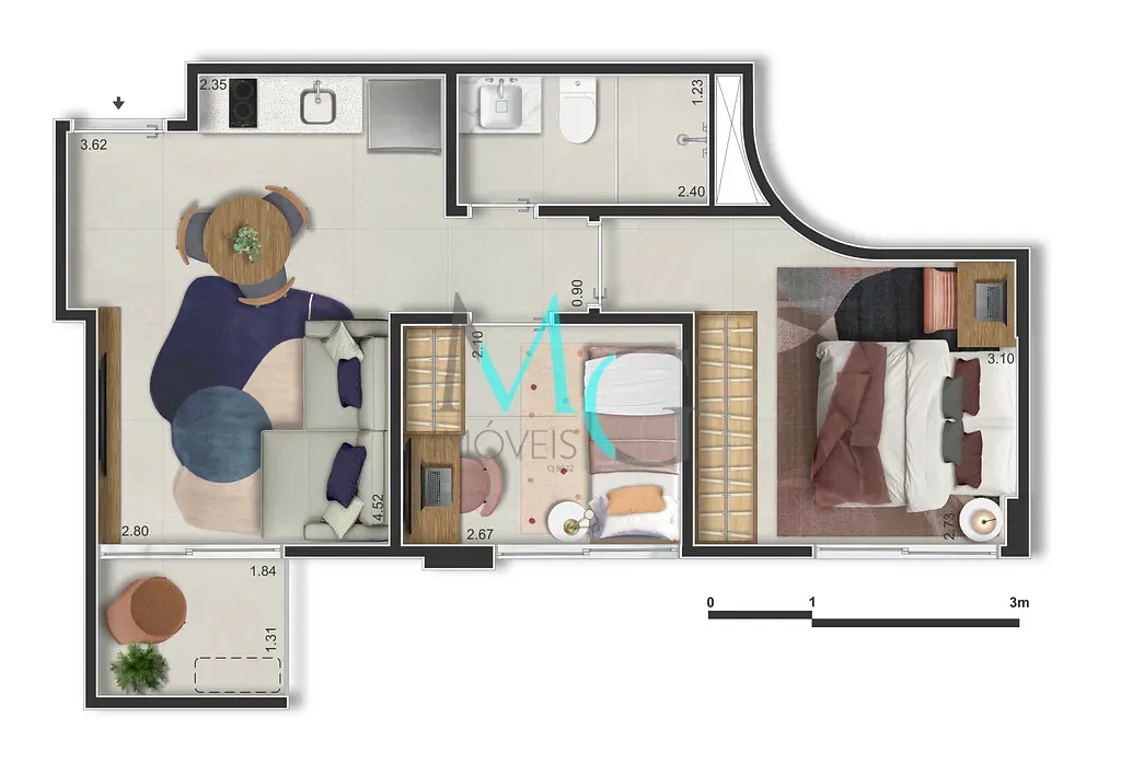 Apartamento, 2 quartos, 41 m² - Foto 34