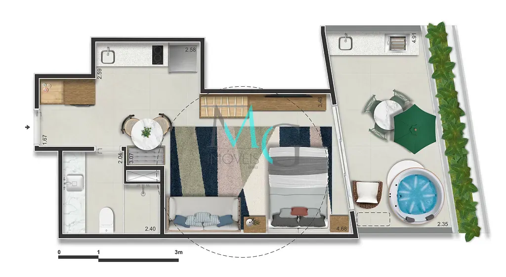 Apartamento, 2 quartos, 41 m² - Foto 35