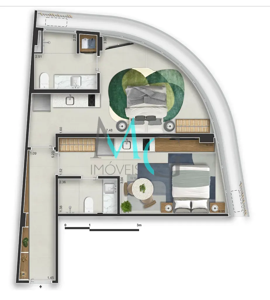 Apartamento, 2 quartos, 41 m² - Foto 40