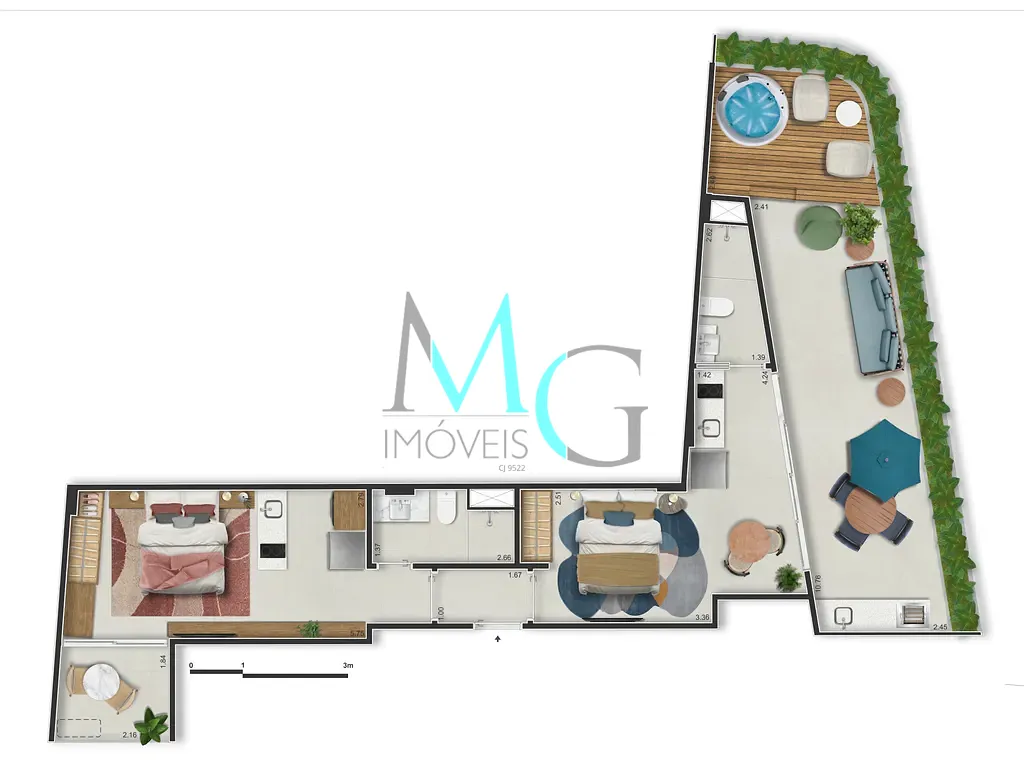 Apartamento, 2 quartos, 41 m² - Foto 42