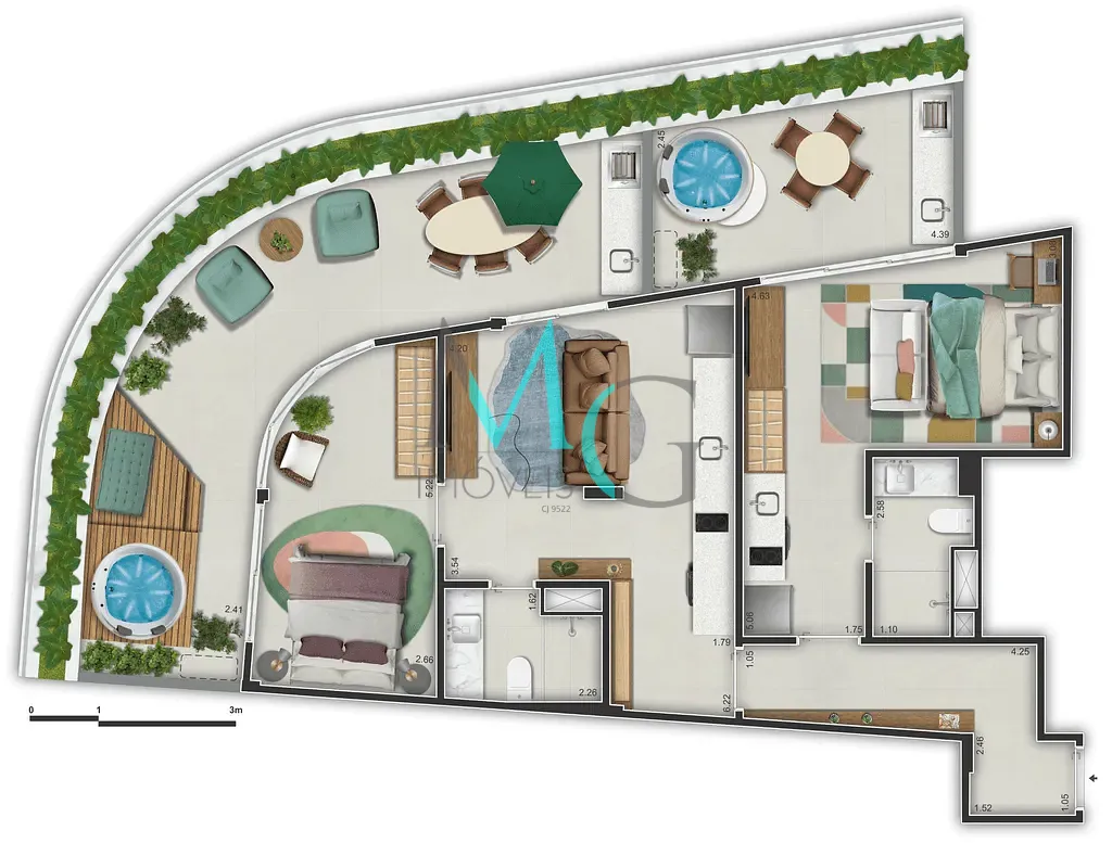 Apartamento, 2 quartos, 41 m² - Foto 43