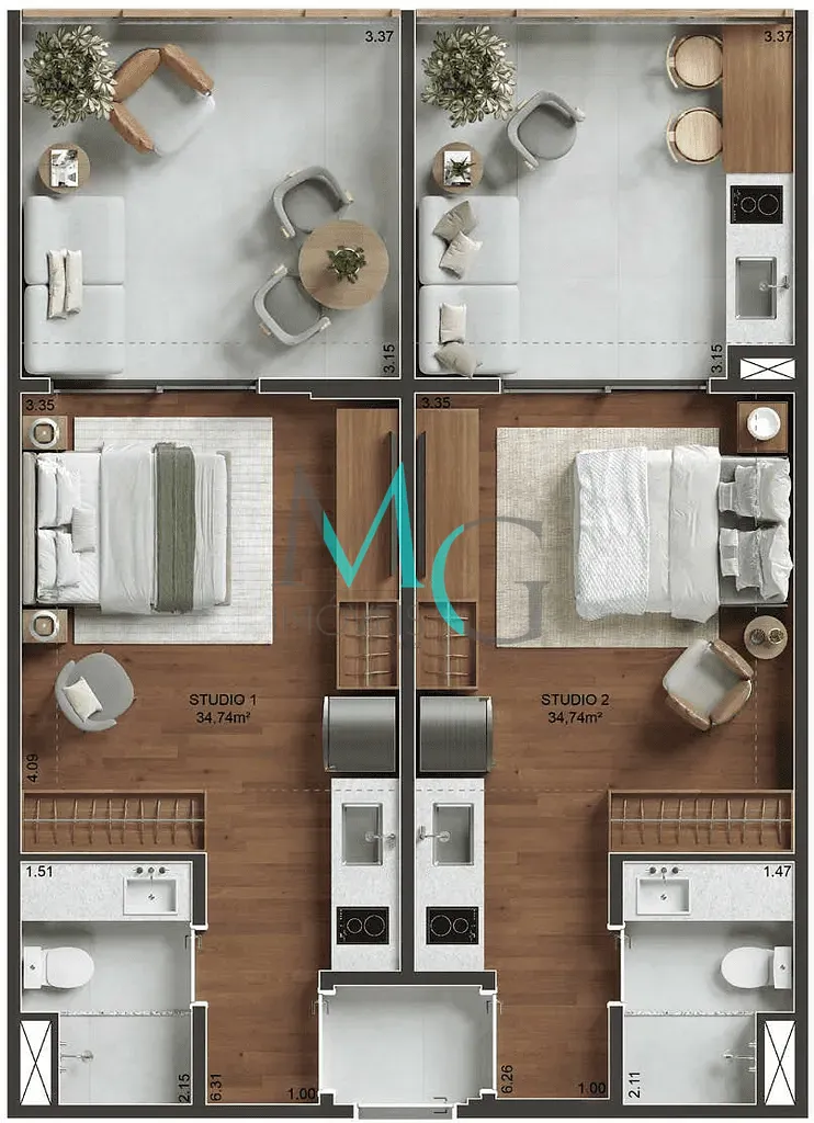 Apartamento, 3 quartos, 99 m² - Foto 18