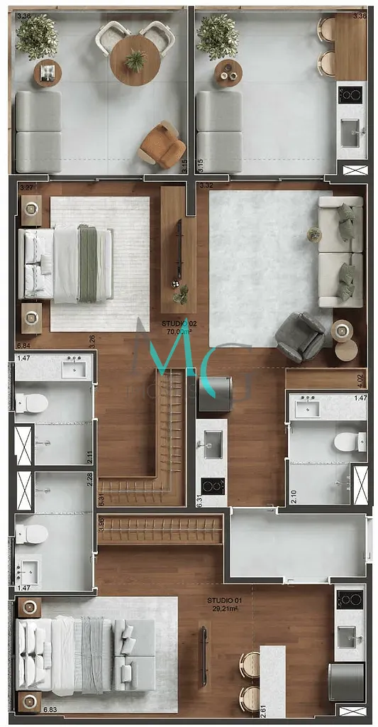 Apartamento, 3 quartos, 99 m² - Foto 28