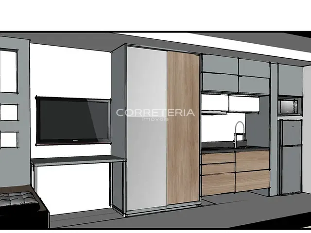 Studio 1 quarto e 1 banheiro, à venda, no bairro Barra Funda em São Paulo