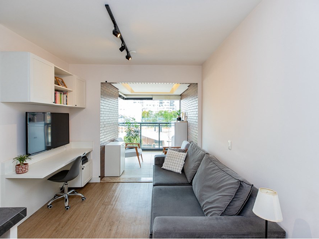 Foto do Apartamento - Apartamento à venda 1 Quarto 1 Vaga 42M² Cidade Monções São Paulo - SP | Correteria Imóveis